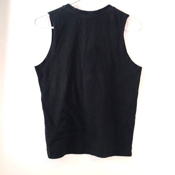 Rock N Roll Festival Sleeveless Graphic Tee By Fifth Sun Black Tank Top - Picture 4 of 6